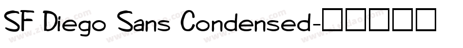SF Diego Sans Condensed字体转换